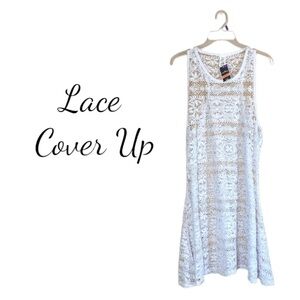 NWT West Loop Women's White Lace Beach Cover-Up
Size L/XL